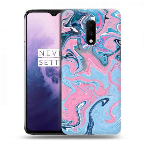 Дизайнерский пластиковый чехол для OnePlus 7 Мраморные узоры