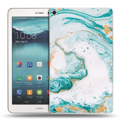 Дизайнерский силиконовый чехол для Huawei MediaPad T1 8.0 Мраморные узоры
