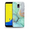 Дизайнерский пластиковый чехол для Samsung Galaxy J6 Мраморные узоры