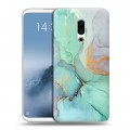 Дизайнерский силиконовый чехол для Meizu 16th Plus Мраморные узоры