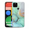 Дизайнерский пластиковый чехол для Google Pixel 5 Мраморные узоры