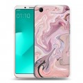 Дизайнерский пластиковый чехол для OPPO A83 Мраморные узоры