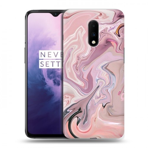 Дизайнерский пластиковый чехол для OnePlus 7 Мраморные узоры