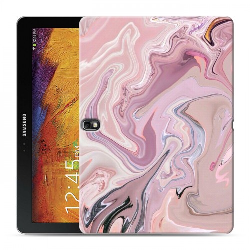 Дизайнерский силиконовый чехол для Samsung Galaxy Note 10.1 2014 editon Мраморные узоры