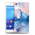 Дизайнерский пластиковый чехол для Sony Xperia Z3+ Мраморные узоры