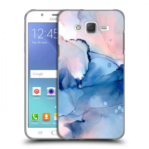 Дизайнерский пластиковый чехол для Samsung Galaxy J5 Мраморные узоры