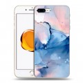 Дизайнерский пластиковый чехол для Iphone 7 Plus / 8 Plus Мраморные узоры