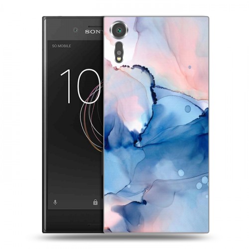 Дизайнерский пластиковый чехол для Sony Xperia XZs Мраморные узоры