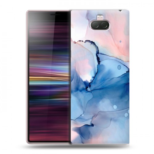 Дизайнерский силиконовый чехол для Sony Xperia 10 Мраморные узоры