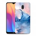 Дизайнерский силиконовый с усиленными углами чехол для Xiaomi RedMi 8A Мраморные узоры