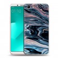 Дизайнерский пластиковый чехол для OPPO A83 Мраморные узоры