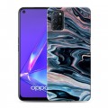 Дизайнерский пластиковый чехол для OPPO A52 Мраморные узоры