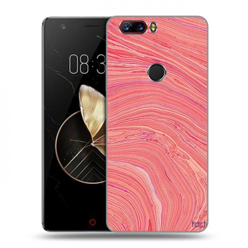 Дизайнерский пластиковый чехол для ZTE Nubia Z17 Мраморные узоры