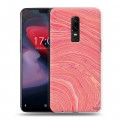 Дизайнерский пластиковый чехол для OnePlus 6 Мраморные узоры