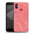 Дизайнерский силиконовый чехол для Xiaomi Mi8 SE Мраморные узоры