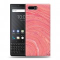 Дизайнерский пластиковый чехол для BlackBerry KEY2 Мраморные узоры