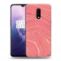 Дизайнерский пластиковый чехол для OnePlus 7 Мраморные узоры