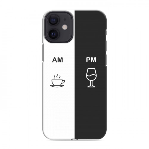 Дизайнерский силиконовый с усиленными углами чехол для Iphone 12 Mini Истина в вине