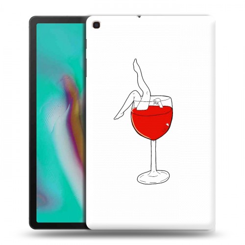 Дизайнерский силиконовый чехол для Samsung Galaxy Tab A 10.1 (2019) Истина в вине