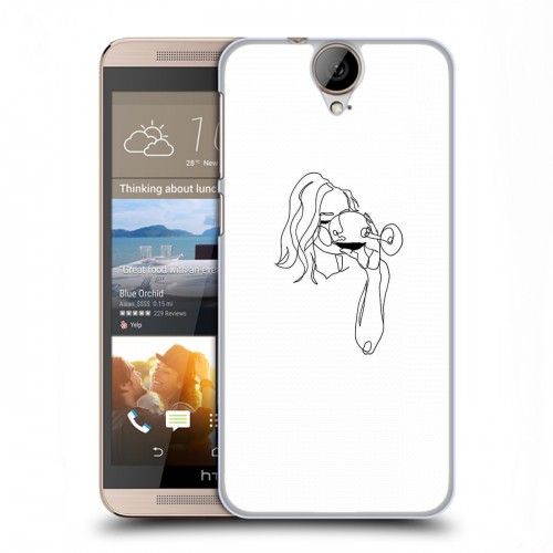 Дизайнерский пластиковый чехол для HTC One E9+ Истина в вине