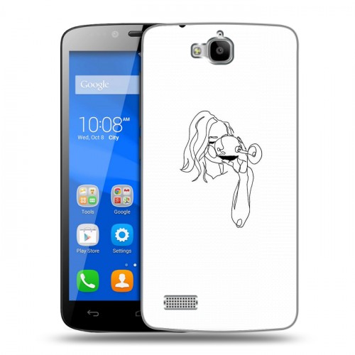Дизайнерский пластиковый чехол для Huawei Honor 3C Lite Истина в вине