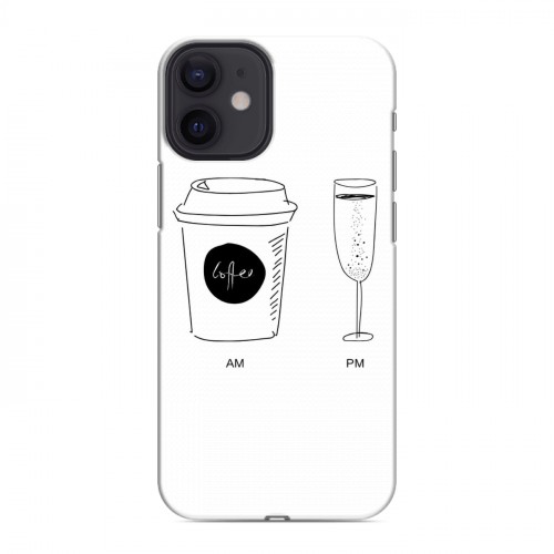 Дизайнерский пластиковый чехол для Iphone 12 Mini Истина в вине