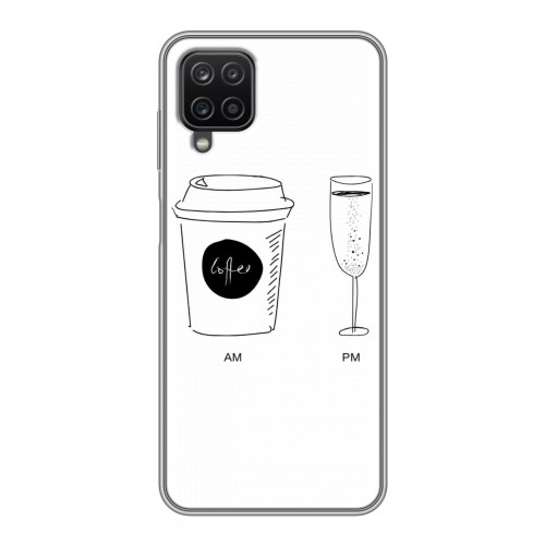 Дизайнерский пластиковый чехол для Samsung Galaxy A12 Истина в вине