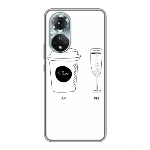 Дизайнерский силиконовый с усиленными углами чехол для Huawei Honor 50 Истина в вине