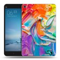 Дизайнерский силиконовый чехол для Xiaomi Mi Pad 2 Мазки краски