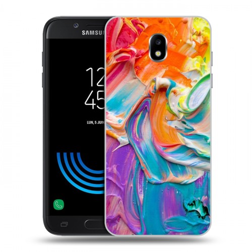 Дизайнерский пластиковый чехол для Samsung Galaxy J5 (2017) Мазки краски
