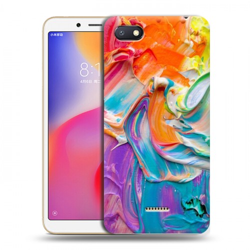 Дизайнерский пластиковый чехол для Xiaomi RedMi 6A Мазки краски