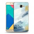 Дизайнерский силиконовый чехол для Samsung Galaxy A9 Мазки краски