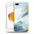 Дизайнерский пластиковый чехол для Iphone 7 Plus / 8 Plus Мазки краски