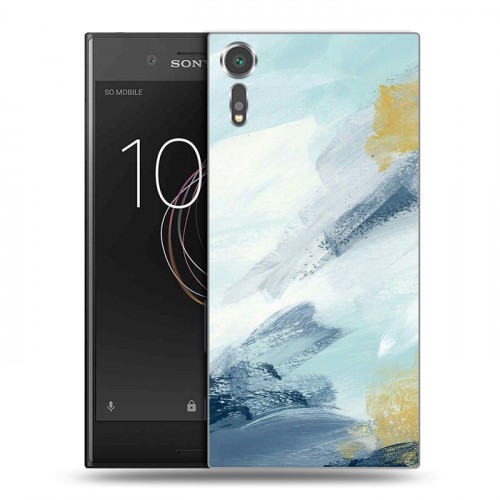 Дизайнерский пластиковый чехол для Sony Xperia XZs Мазки краски