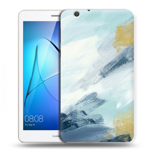 Дизайнерский силиконовый чехол для Huawei MediaPad T3 7 3G Мазки краски