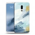 Дизайнерский силиконовый чехол для Meizu 16th Plus Мазки краски