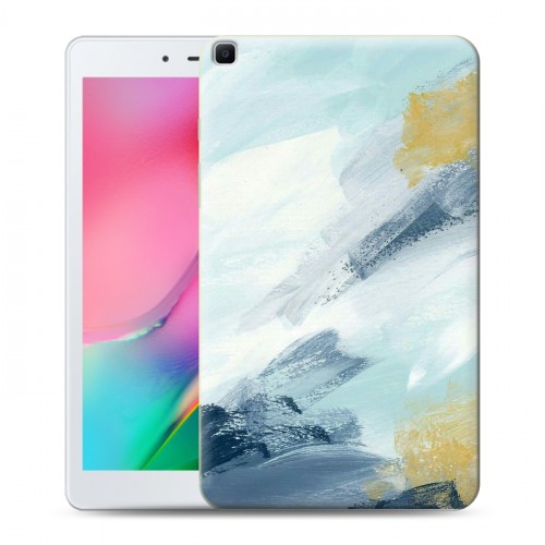 Дизайнерский силиконовый чехол для Samsung Galaxy Tab A 8.0 (2019) Мазки краски