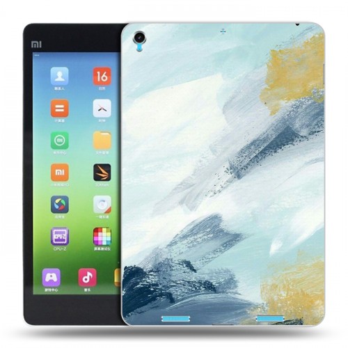 Дизайнерский силиконовый чехол для Xiaomi MiPad Мазки краски