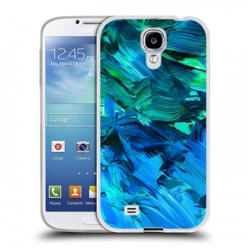 Дизайнерский пластиковый чехол для Samsung Galaxy S4 Мазки краски