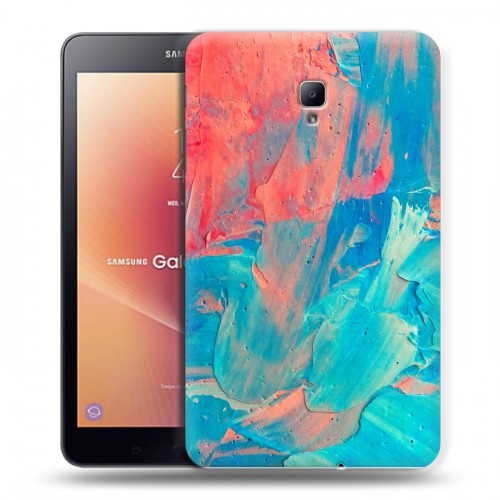 Дизайнерский силиконовый чехол для Samsung Galaxy Tab A 8.0 (2017) Мазки краски