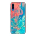 Дизайнерский силиконовый чехол для Samsung Galaxy A50 Мазки краски