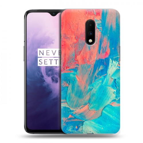 Дизайнерский пластиковый чехол для OnePlus 7 Мазки краски