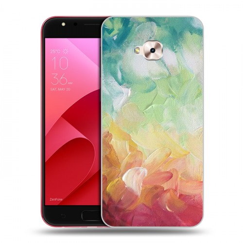 Дизайнерский пластиковый чехол для ASUS ZenFone 4 Selfie Pro Мазки краски