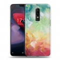 Дизайнерский пластиковый чехол для OnePlus 6 Мазки краски