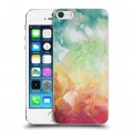 Дизайнерский пластиковый чехол для Iphone 5s Мазки краски