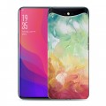 Дизайнерский силиконовый чехол для OPPO Find X Мазки краски