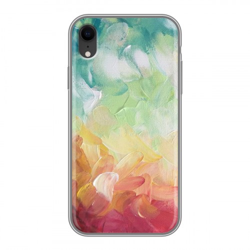 Дизайнерский пластиковый чехол для Iphone Xr Мазки краски