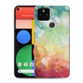 Дизайнерский пластиковый чехол для Google Pixel 5 Мазки краски