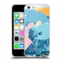 Дизайнерский пластиковый чехол для Iphone 5c Мазки краски