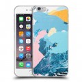 Дизайнерский силиконовый чехол для Iphone 6 Plus/6s Plus Мазки краски